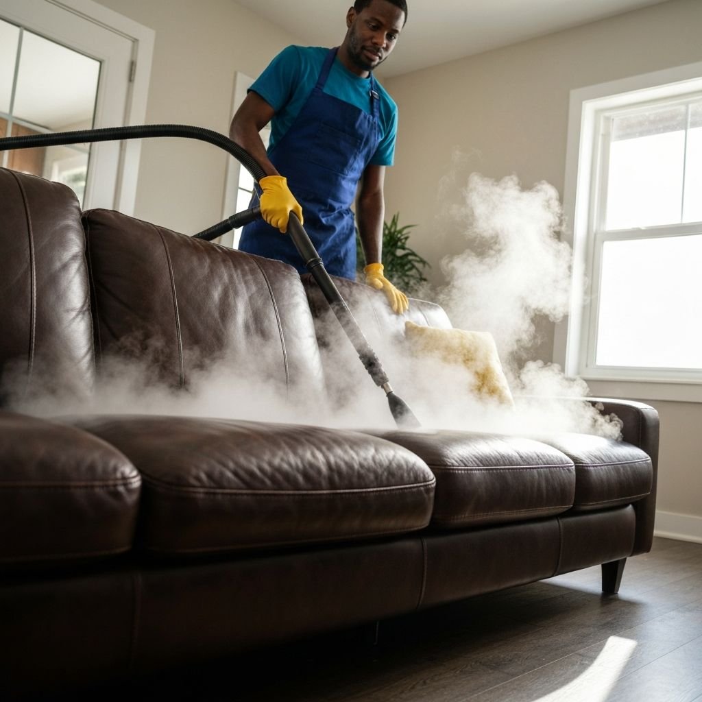 Steam cleaning process